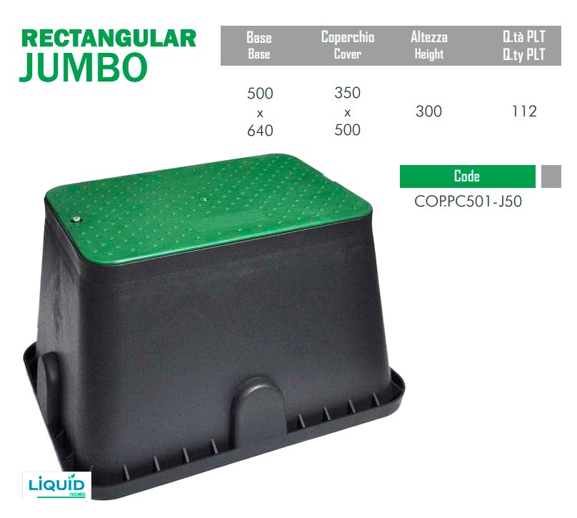 Caja para electroválvula instalada en riego